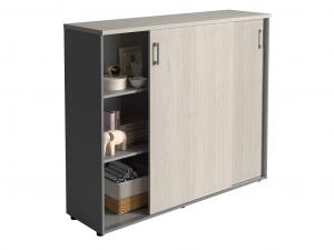 Купить Шкаф NWT 1214 белое дерево/серый в Краснодаре Шкаф NWT 1214 белое дерево/серый