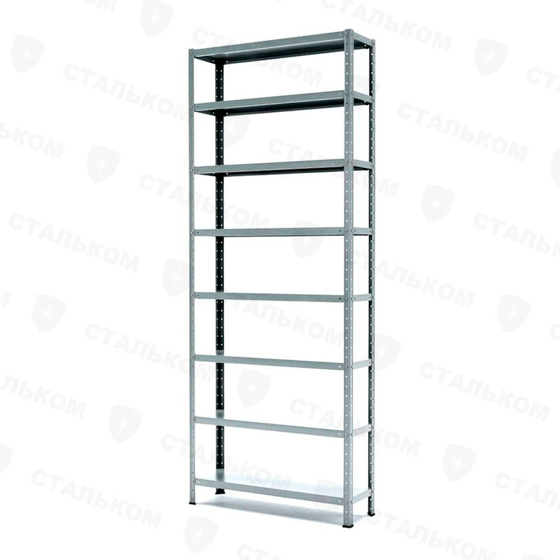 Стеллаж MS Hard 2500х1000х300, 8 полок